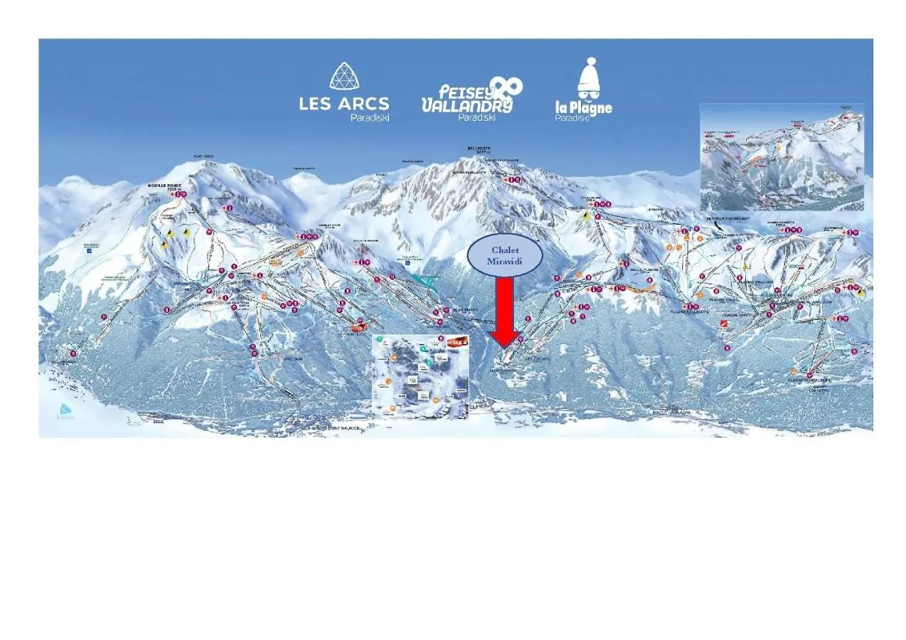 Appartement Chalet Miravidi, Montchavin-La Plagne, Jacuzzi & Sauna